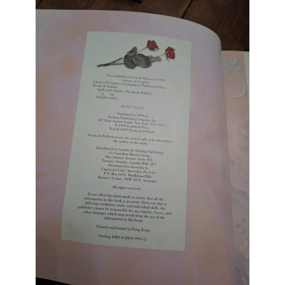 Spells & Charms Nicola de Pulford‎ 52 Charms and Spells Paperback Book 1999